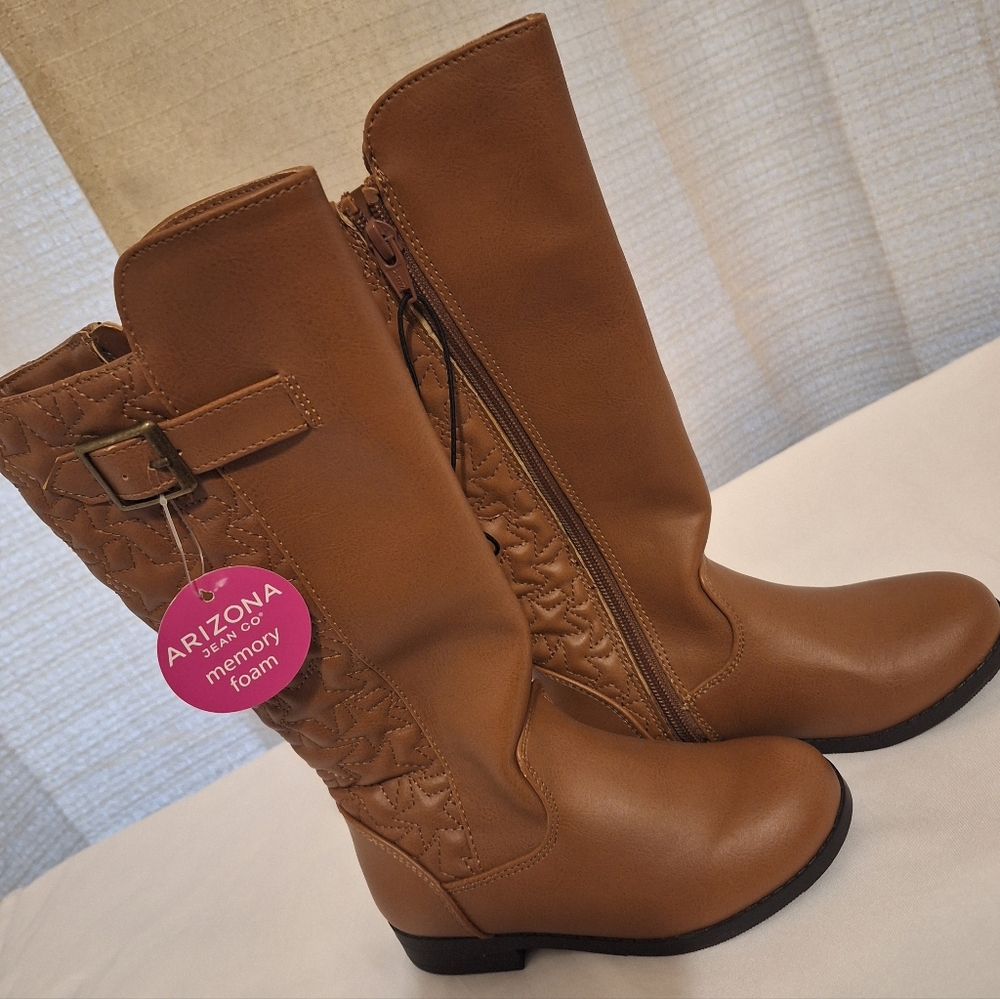 Little girl tall boots, 11M, Arizona Brown